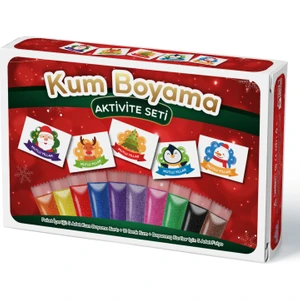 Kumbo Kum Boyama Yılbaşı Özel Kum Boyama Aktivite Seti 5'li