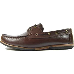 Y-03 Hakiki Deri Kahve Timberland Erkek Ayakkabı