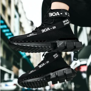 Erkek ZR-X700 Tarz Siyah Taban Spor Ayakkabı