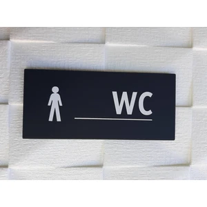Simple Serisi Bay Wc Yönlendirme Kapı Isimliği