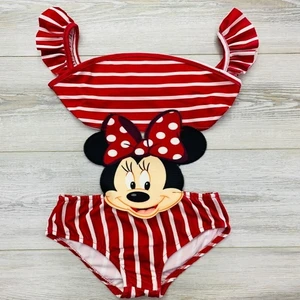 Mini Mause Figürlü Tarz Mayo Kini