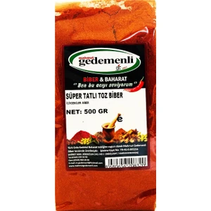 Süper Tatlı Toz Biber 500  gr