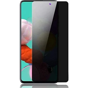 Case 4U Samsung Galaxy A71 Ekran Koruyucu Temperli Kırılmaz Privacy Hayalet Gizliklik Filtreli Siyah