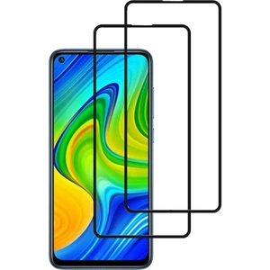 Case 4U Xiaomi Redmi Note 9S Hayalet Ekran Koruyucu Gizli 5D Tam Kaplayan Privacy Kırılmaz Cam Siyah