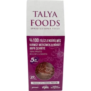 Talya Foods Talya Filizlenmiş Kırmızı Mercimek  Nohut Şehriye 200 gr