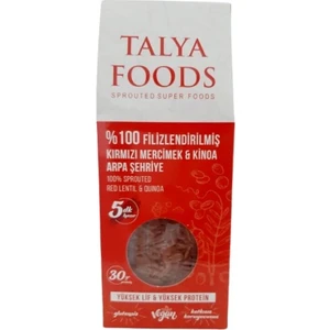 Talya Foods Talya Filizlenmiş Kırmızı Mercimek  Kinoa Şehriye 200 gr