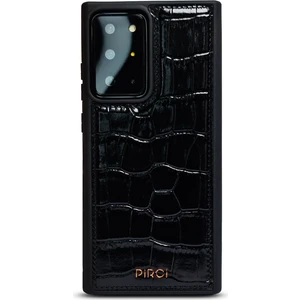 Samsung Note 20 Ultra Croco Dokulu Deri Kılıf Siyah