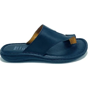 0016FA Deri Terlik Parmak Arası Siyah