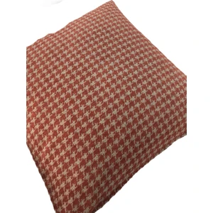 Pıllows Store Küçük Kazayağı Desenli Kiremit Kırlent Kılıfı 45CM*45CM