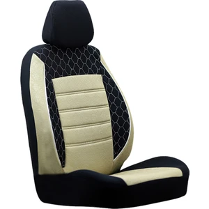 Nissan Qashqai+2 Koltuk Kilifi Gof Bej-Beyaz