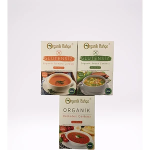 Organik Bahçe Glutensiz Tarhana Çorbası, Glutensiz Sebze Çorbası, Glutensiz Domates Çorbası 100 gr
