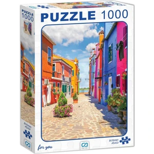 Ca Games Burano Adası 1000 Parça Puzzle