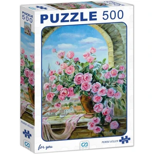 Ca Games Pembe Güller 500 Parça Puzzle