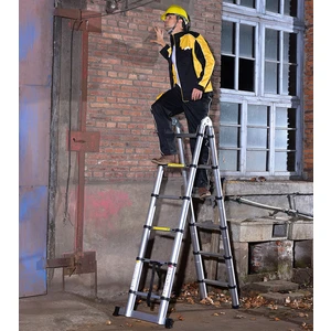 A Tipi Alüminyum Teleskopik Merdiven | 6+6 Basamak - 3.80 Metre