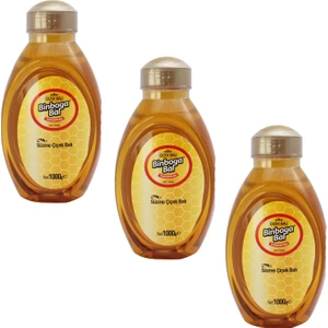 Kooperatif Süzme Çiçek Balı 1000 gr x 3'lü