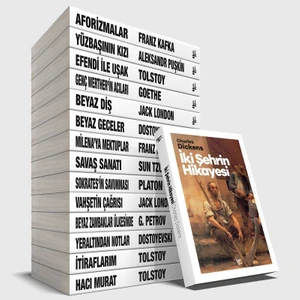 Halk Kitabevi 15 Kitaplık Muhteşem Dünya Klasikleri Seti - Ciltsiz Yazar: Franz Kafka