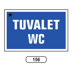 Tuvalet Wc Uyarı Ikaz Levhası