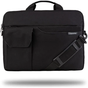 TL7000 Workout 15.6" Su Geçirmez Kumaş ,macbook Mac Air, Notebook, Laptop El Çantası-Siyah