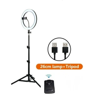 Rıng Fıll Lıght LED Işık Tripod ile Bluethoot Kumanda -Tiktoker