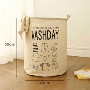 Lyn Home & Decor Washday Çok Amaçlı Sepet 40 x 50