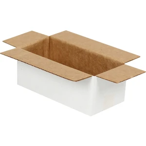 8,5x3,5x3cm Tek Oluklu Koli -Beyaz 25'li