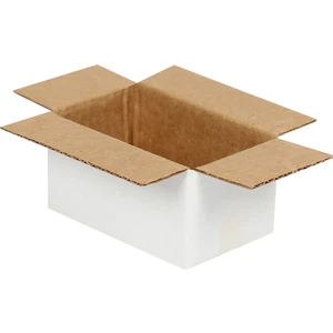 6,5x3,5x3cm Tek Oluklu Koli -Beyaz 25'li