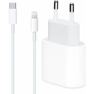 iPad (7. Nesil) Usb-C Şarj Veri Kablosu 1m ve 20W Usb-C Güç Adaptörü