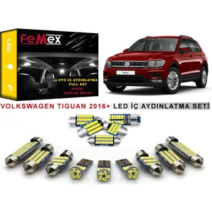 Volkswagen Tiguan 2008-2011 LED Iç Aydınlatma Ampul Seti Femex Parlak Beyaz