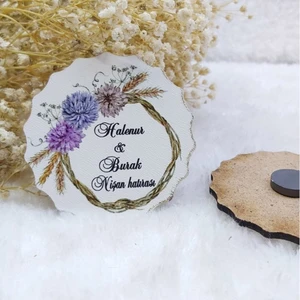 Hayaller Dükkanı 30 Adet Ucuz Ahşap Magnet