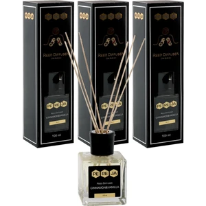 Çubuklu Oda Kokusu Vanilya Tarçın 100 ml x 3'lü