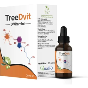 Tree D Vit TreeDvit (Vitamin D3) Damla 20 Ml