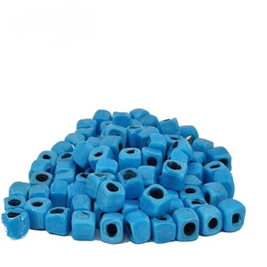 Flea Market 20 Adet Kare Cam Boncuk ( orta boy - 1cm )