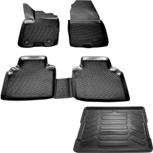 Ford Courier 3D Havuzlu Paspas + 3D Bagaj Havuzu 2014-2020 Arası-Caraks Marka