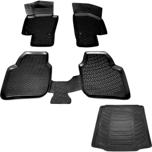 Skoda Süper B 3D Havuzlu Paspas+Bagaj Havuzu 2008-2014 Arası-Friemats Marka