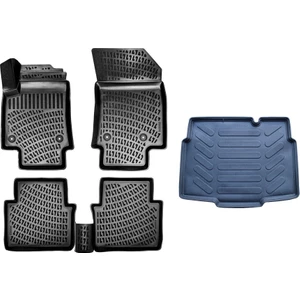 Crossland 3D Havuzlu Paspas+Alt Bagaj Havuzu 2017 Sonrası-Caraks Marka