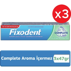 Complete Aroma Içermez Diş Protez Yapıştırıcı Krem 47 gr x 3