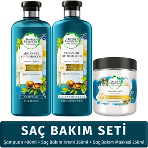 Herbal Essences Onarıcı Argan Yağlı Saç Bakım Seti