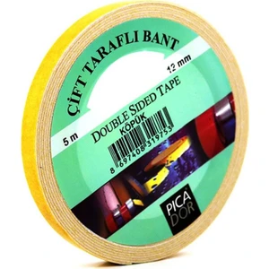 Picador 12 mm x 5 mt Köpük Çift Taraflı Bant