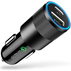 Sw Future Araç USB Hızlı Şarj Adaptörü - Siyah (Yurt Dışından)