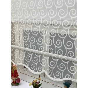 Yazar Home Çift Mekanizmalı Boncuklu Tül Stor Perde - 3502