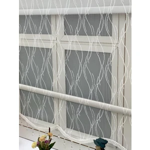 Yazar Home Çift Mekanizmalı Boncuklu Tül Stor Perde - 3568