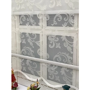 Yazar Home Çift Mekanizmalı Boncuklu Tül Stor Perde - 3555