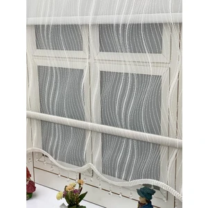 Yazar Home Çift Mekanizmalı Boncuklu Tül Stor Perde - 3557