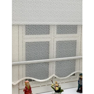 Yazar Home Çift Mekanizmalı Boncuklu Tül Stor Perde - 3569