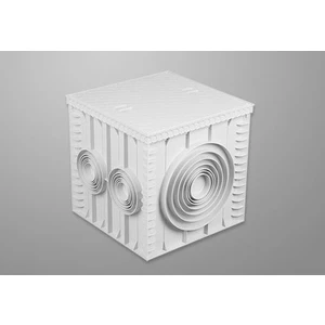 50X50 cm Plastik Yeraltı Buat ve Rögar Kapağı+Kutusu (Menhol)