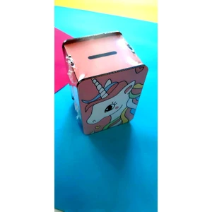 Ahşap Desenli Kumbara