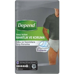 Erkek Emici Külot Large ( Büyük Boy ) 8'li