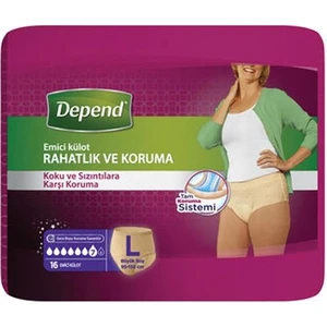 Emici Külot Kadın Large ( Büyük Boy ) 16 Lı