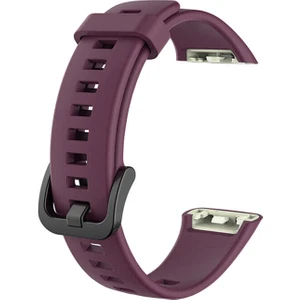 Huawei Honor Band 6 Kordon, Silicone Sport Band Mor