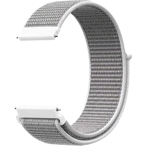 Garmin Vivoactive 3 Hasırlı Kordon Woven Sport Loop Beyaz